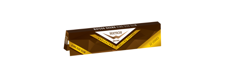 Watson King Size Slim Brown