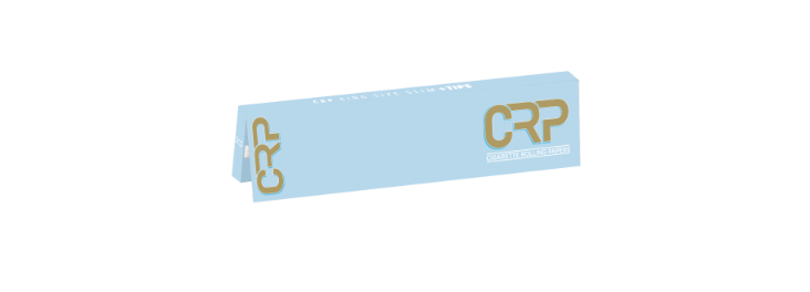 CRP King Size Slim + Tips - Closing Flap Blue