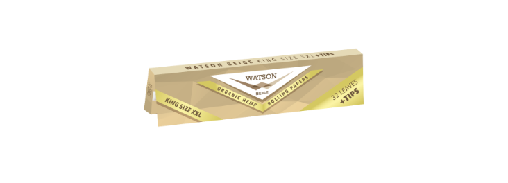 Watson King Size XXL + Tips - Closing Flap Beige