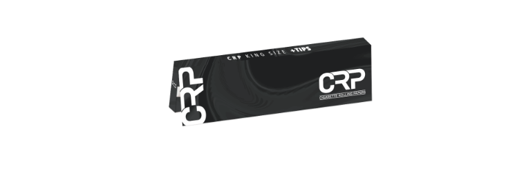 CRP King Size + Tips - Closing Flap Black