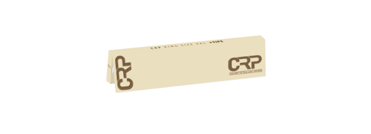 CRP King Size XXL + Tips - Closing Flap Beige