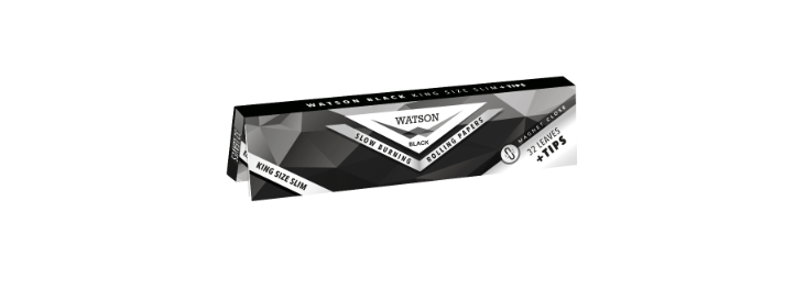 Watson King Size Slim + Tips - Magnet Close Black