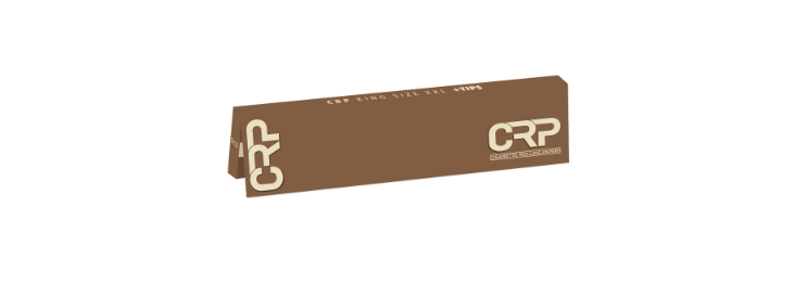 CRP King Size XXL + Tips - Closing Flap Brown