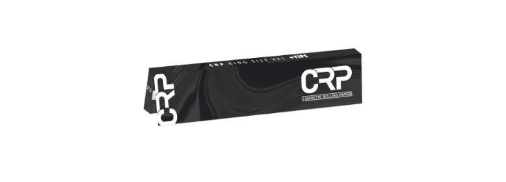 CRP King Size XXL + Tips - Closing Flap Black