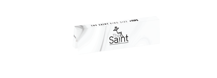 The Saint King Size + Tips - Closing Flap White